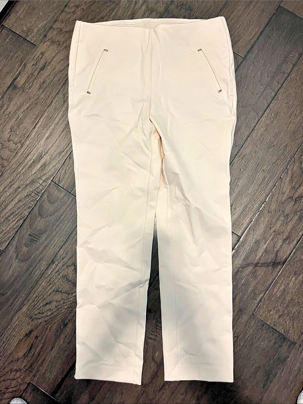 Chicos Women's Straight Leg Pants White Size 10P